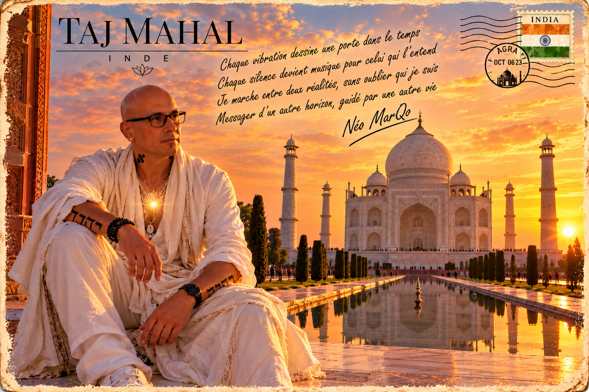 Quatrième escale… Le Taj Mahal, en Inde.